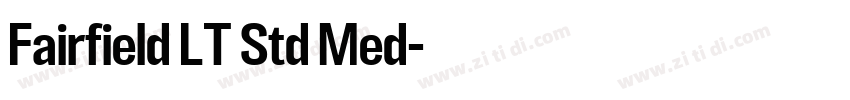 Fairfield LT Std Med字体转换
